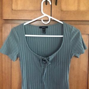 Blue/grey body suit from forever 21